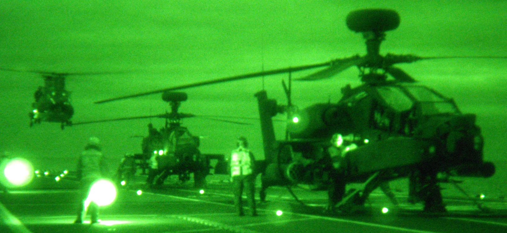 Helicopters With Night Vision